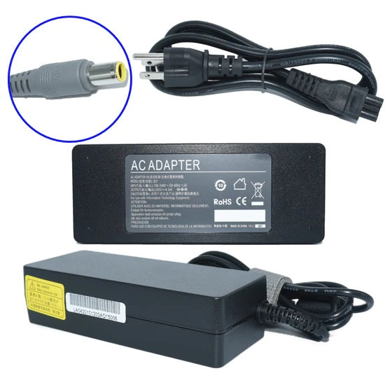 Cargador / Adaptador para Laptop AC-LENOVO-GRIS GENERICO de 90W 20V-4.5A (7.7*5.5) - Cargador / Adaptador para Laptop AC-LENOVO-GRIS GENERICO de 90W 20V-4.5A (7.7*5.5) -